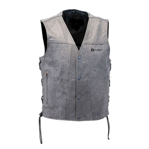 Motorbike Leather Vest