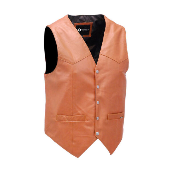 Motorbike Leather Vest