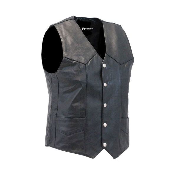 Motorbike Leather Vest