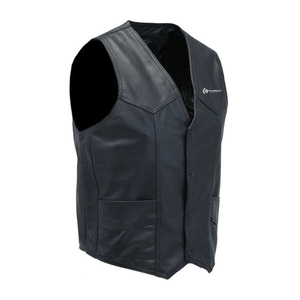 Motorbike Leather Vest